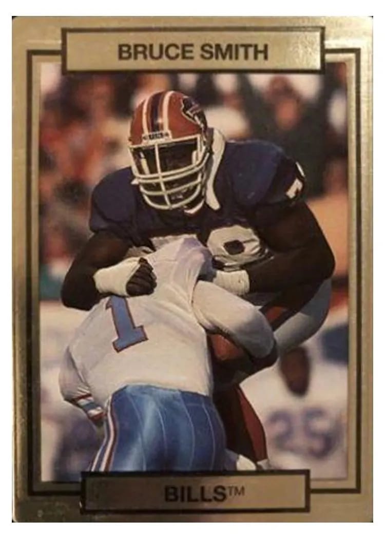 1990 Action Packed Bruce Smith #19 card