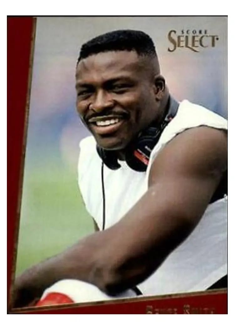 1993 Panini Select Bruce Smith #28 card