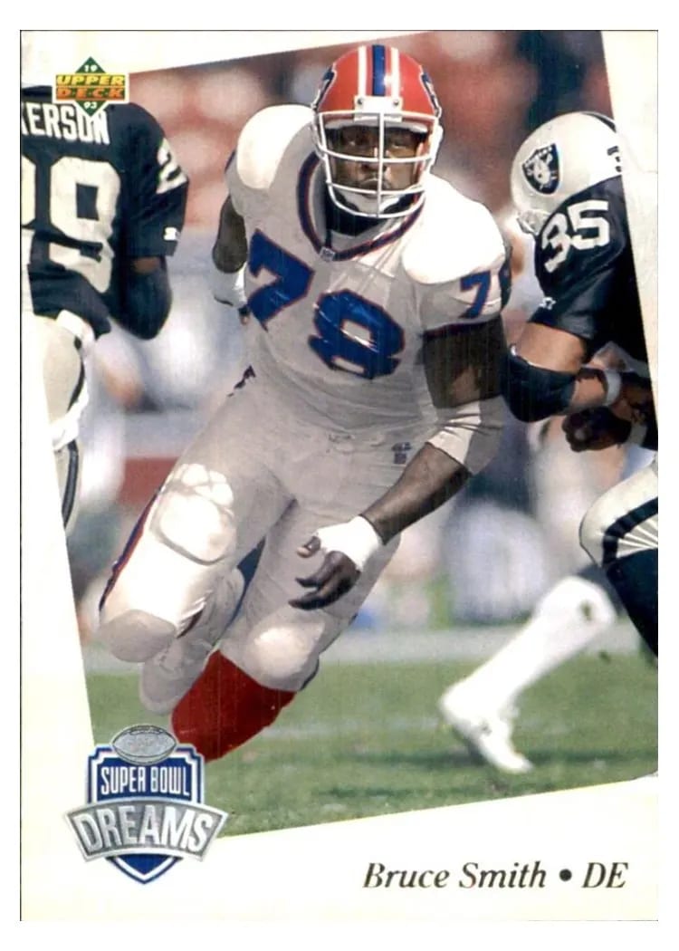 1993 Upper Deck NFL Experience Bruce Smith #35 card