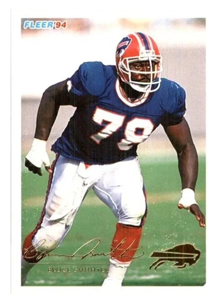 1994 Fleer Bruce Smith #48 card