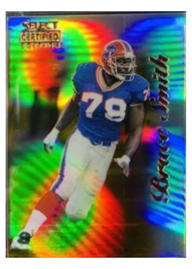 1996 Select Certified Bruce Smith #21 card