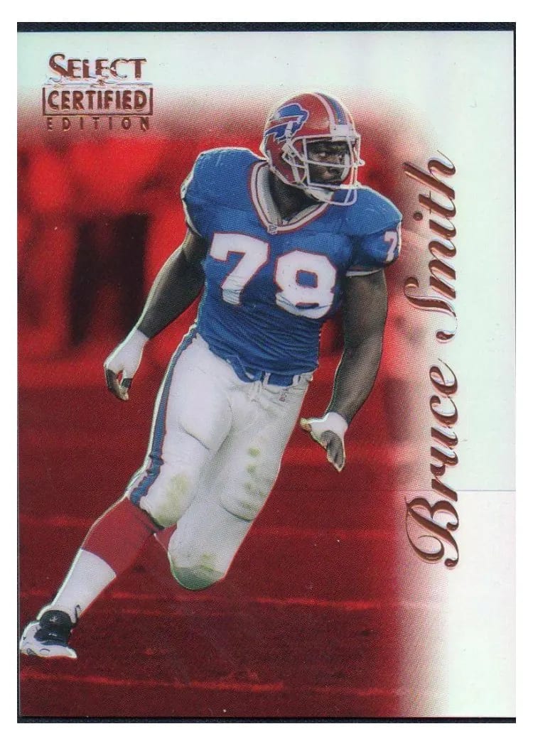 1996 Select Certified Bruce Smith #21 card