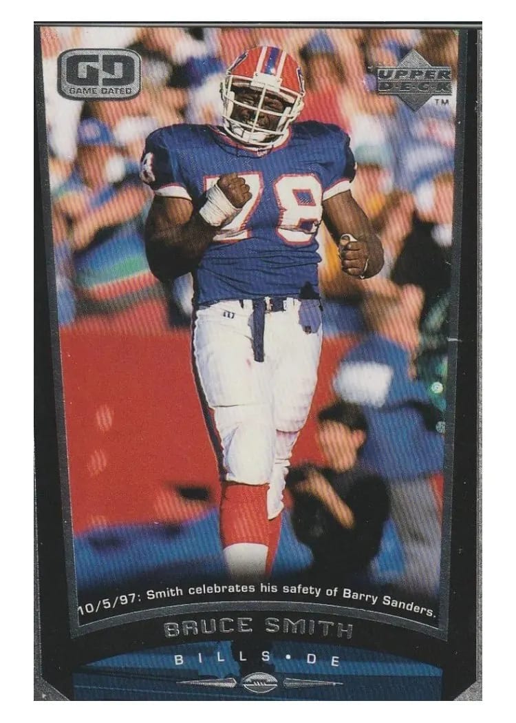 1998 Upper Deck Bruce Smith #65 card