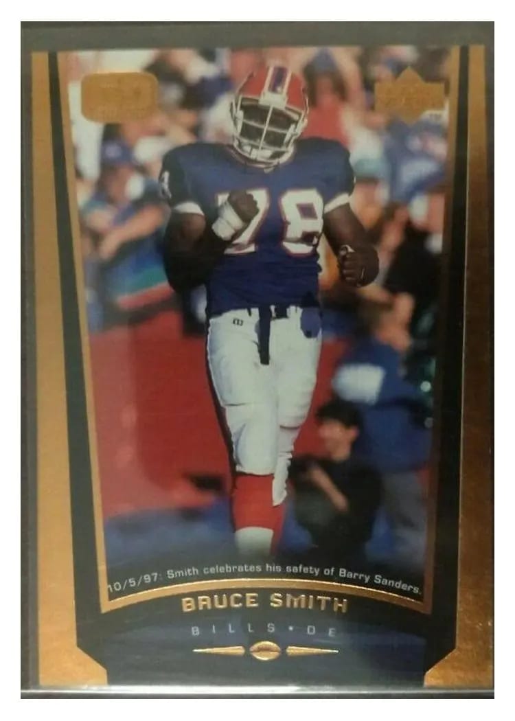 1998 Upper Deck Bruce Smith #65 card