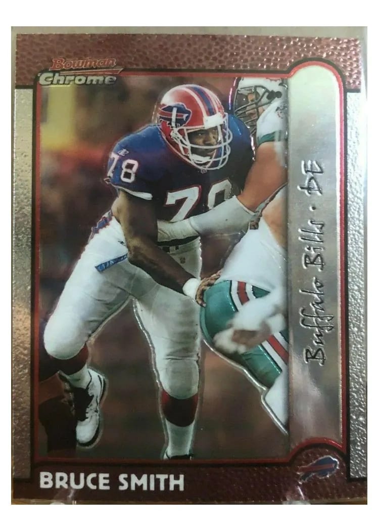 1999 Bowman Chrome Bruce Smith #117 card