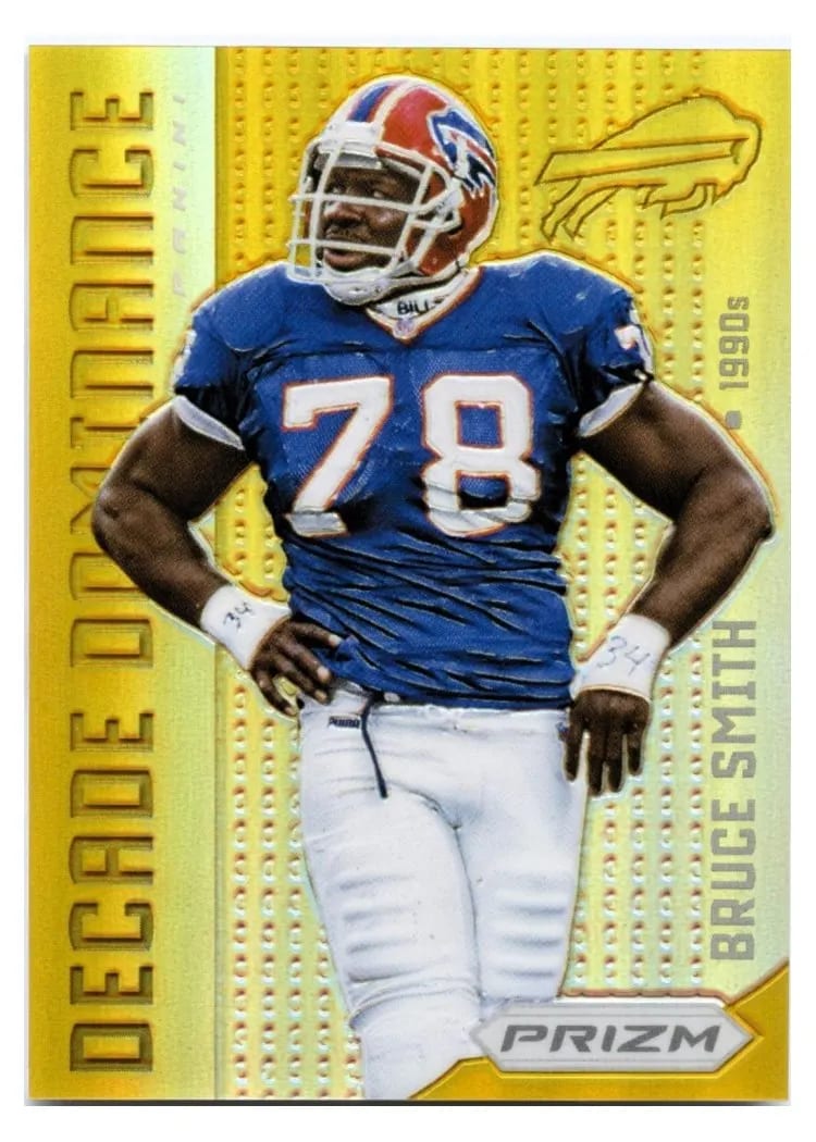 2012 Panini Prizm Decade Dominance Bruce Smith #14 card