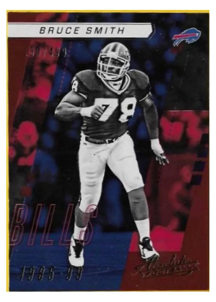 2017 Panini Absolute Bruce Smith #148 card