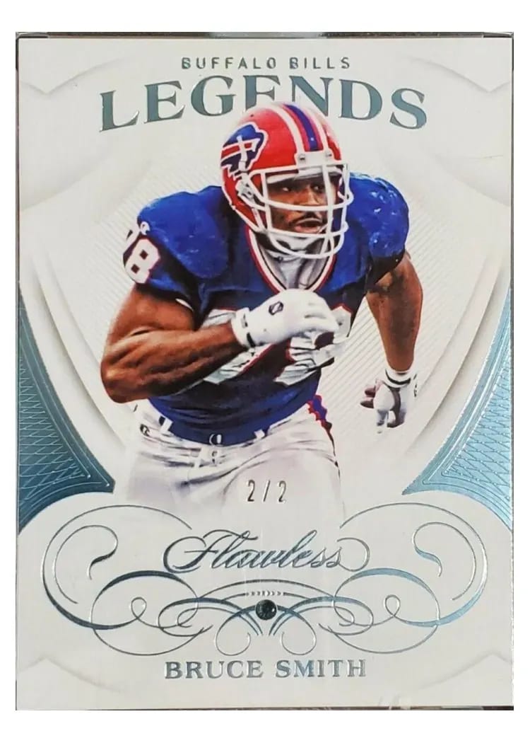 2019 Panini Flawless Base Ruby Bruce Smith #74 card