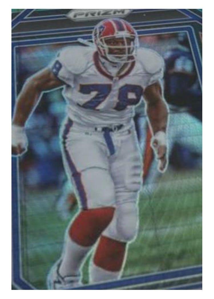 2022 Panini Prizm Base Set Bruce Smith Hyper #38 card