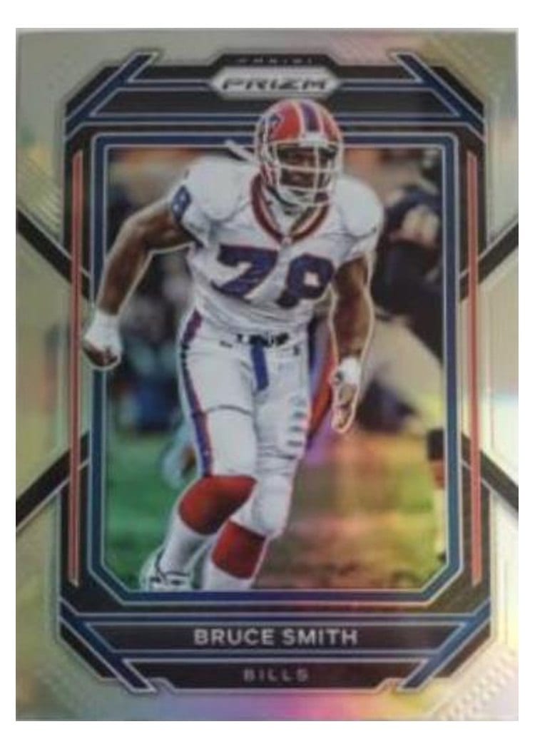 2022 Panini Prizm Base Set Bruce Smith Silver #38 card