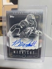 2024 Topps Midnight Stroke of Midnight Autographs Bruce Smith #SMA-BS card