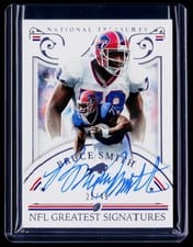 2025 Panini National Treasures NFL Greatest Signatures Bruce Smith #3 card