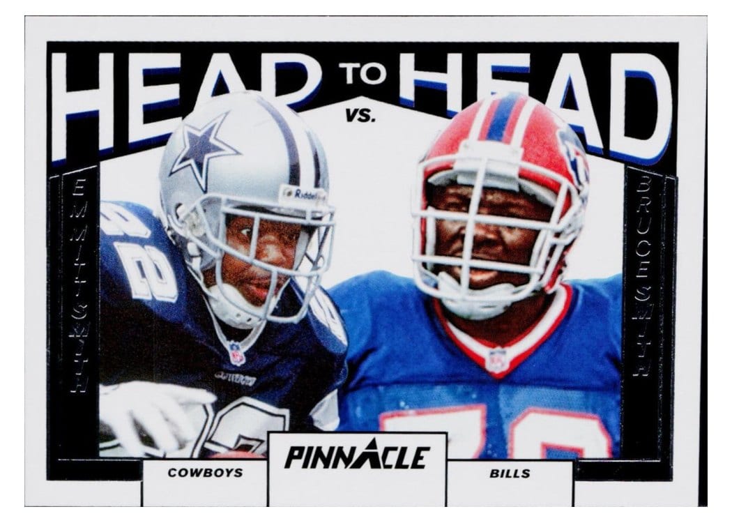 2024 Panini Encore Pinnacle Head to Head Bruce Smith/Emmitt Smith #13 card