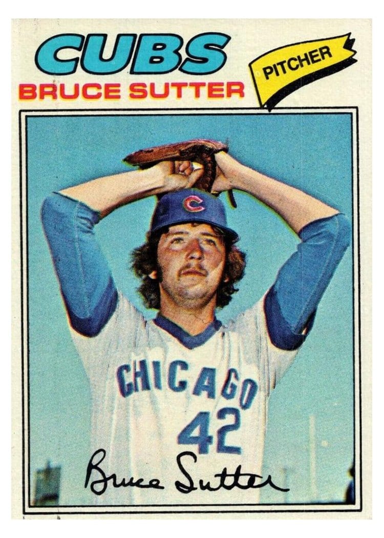 1977 Topps Bruce Sutter #144 card