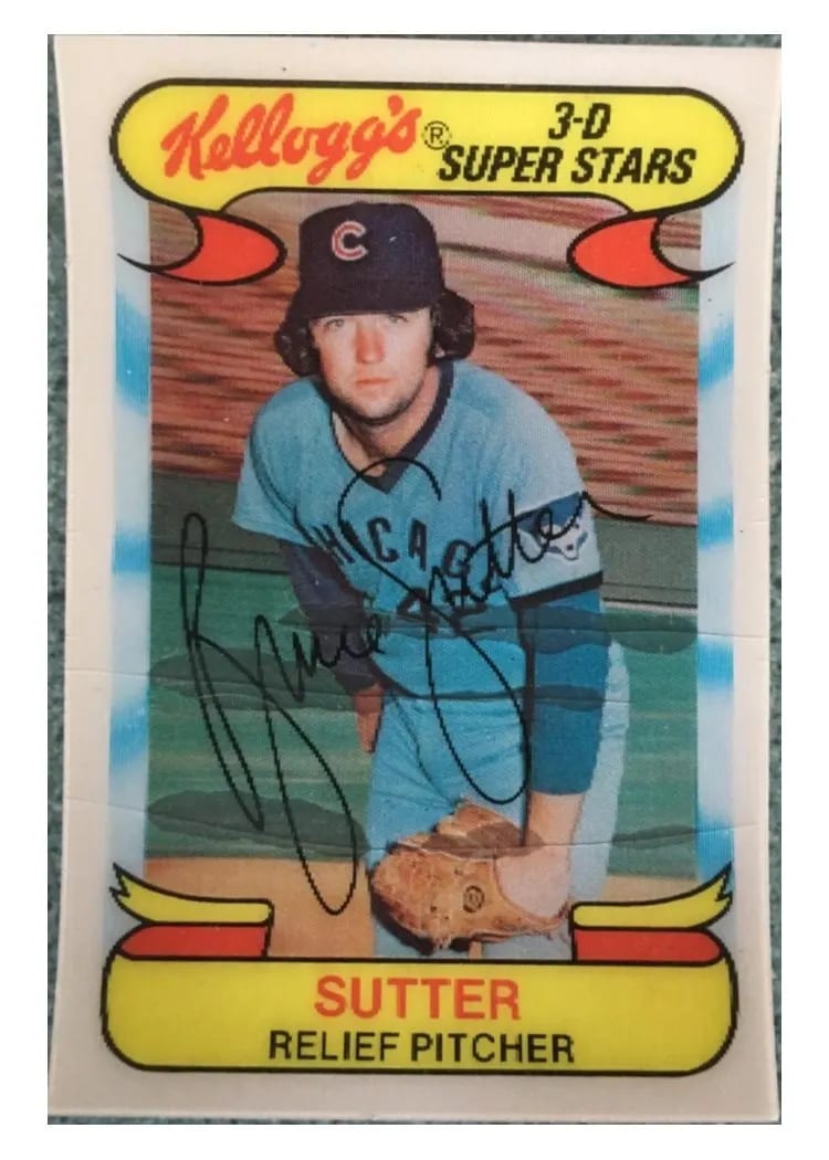 1978 Kellogg's Bruce Sutter #48 card