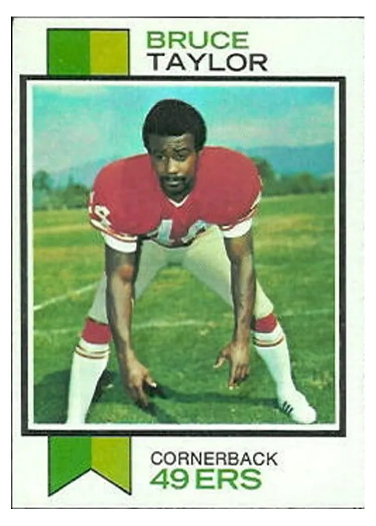 1973 Topps Bruce Taylor #346 card
