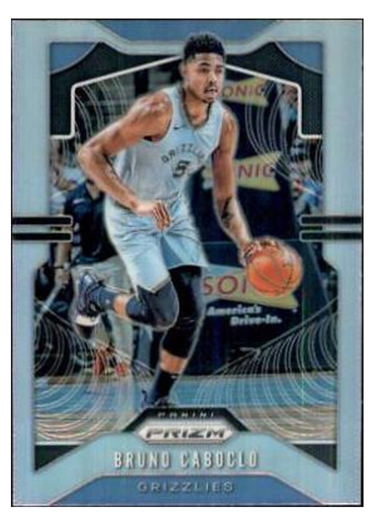 2019-20 Panini Prizm Base Set Bruno Caboclo Red Prizm #143 card