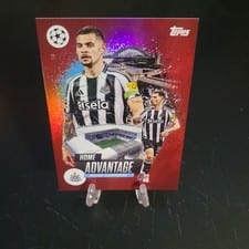 2025-26 Topps UEFA Club Competitions Home Pitch Advantage Bruno Guimarães #HP-20 card