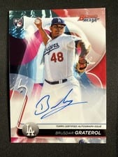 2020 Bowman's Best Best of 2020 Autographs Brusdar Graterol #B20-BG card