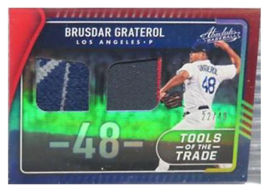 2022 Panini Absolute Tools of the Trade 2 Swatch Brusdar Graterol #TTT2-BG card