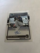 2020 Donruss Optic Rated Rookies Signatures Bryan Abreu #RRS-BA card