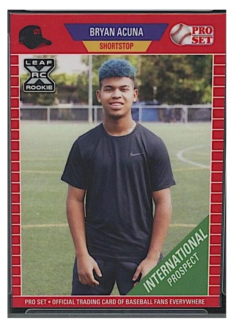 2021 Pro Set Bryan Acuna #PS24 card