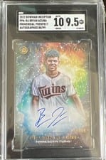 2022 Bowman Inception Primordial Prospects Autographs Bryan Acuña #PPA-BA card