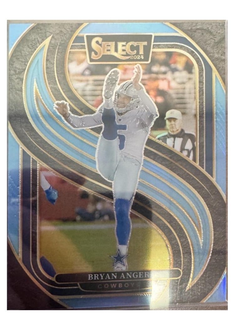 2024 Panini Select Base Set Bryan Anger Light Blue Prizm #141 card