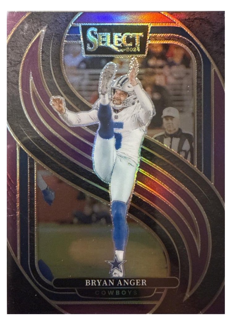 2024 Panini Select Base Set Bryan Anger Purple Prizm #141 card