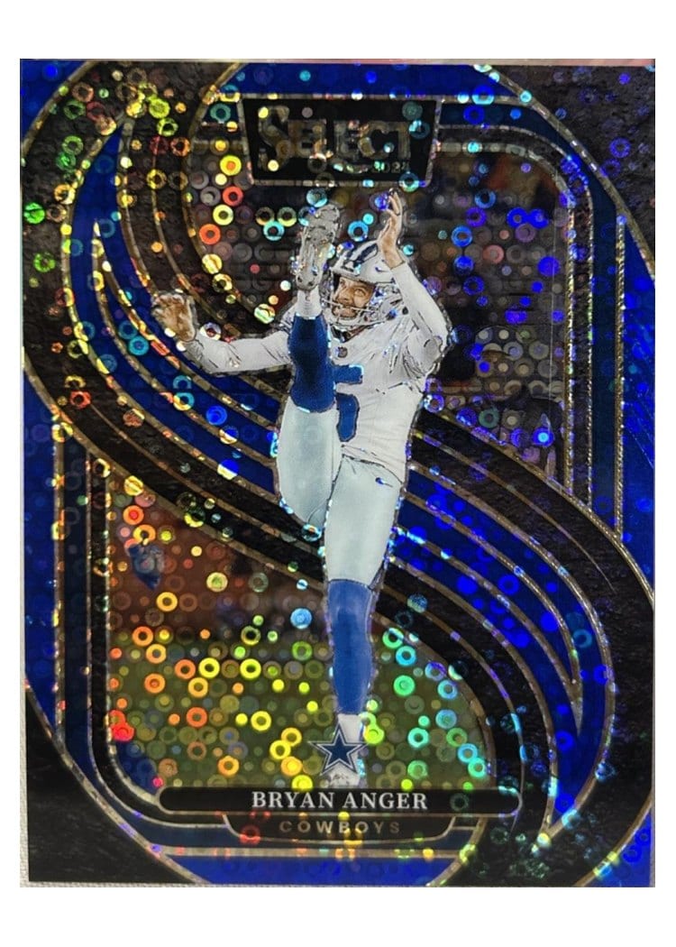 2024 Panini Select Base Set Bryan Anger Blue Disco Prizm #141 card