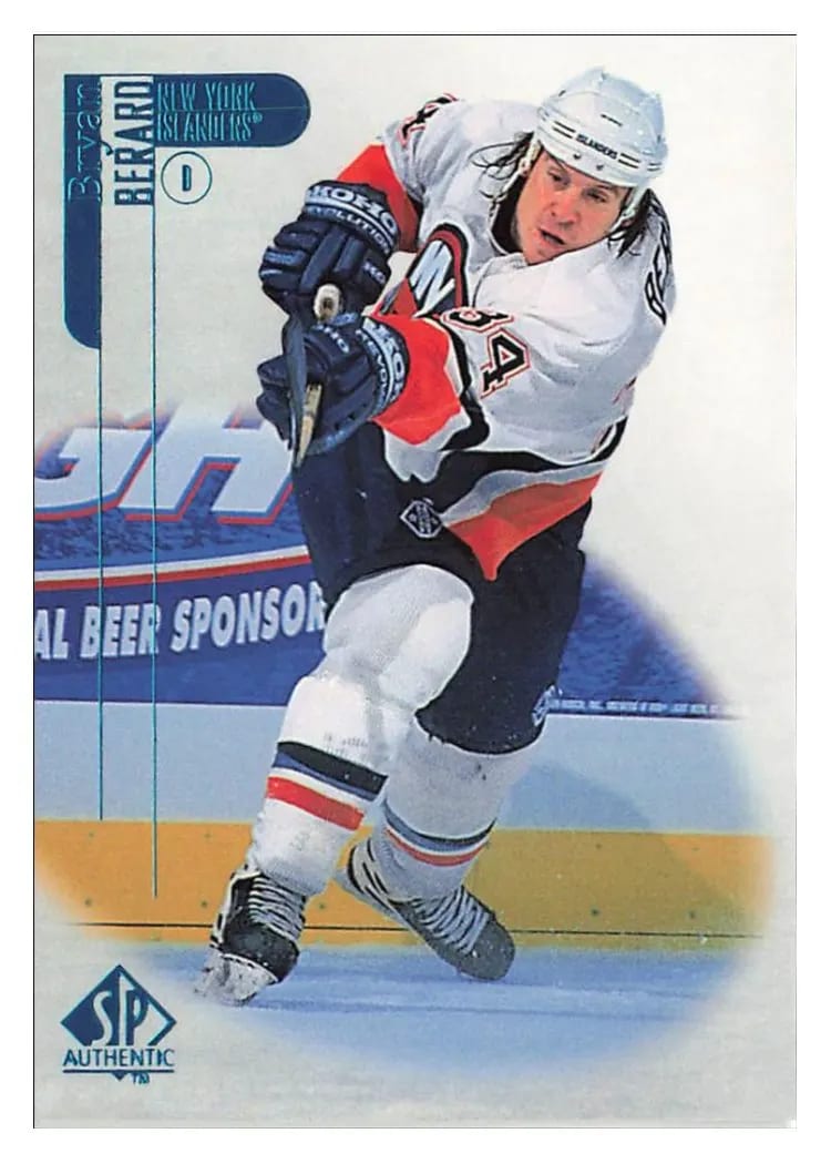 1998 SP Authentic Bryan Berard #53 card