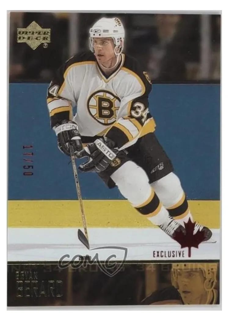 2003 Upper Deck Bryan Berard #15 card
