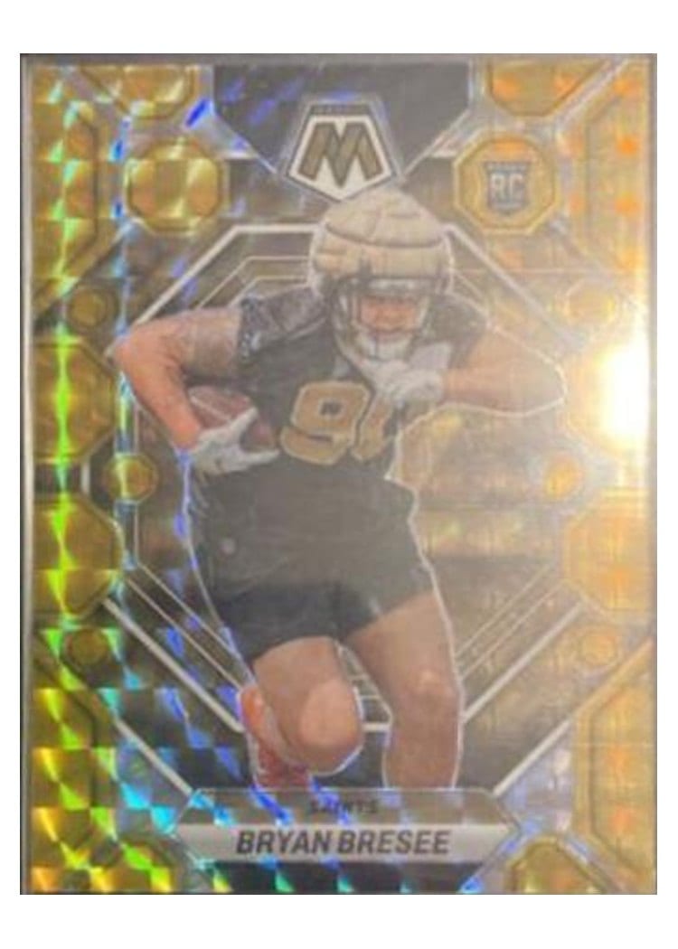 2023 Panini Mosaic Base Set Bryan Bresee Gold #289 card