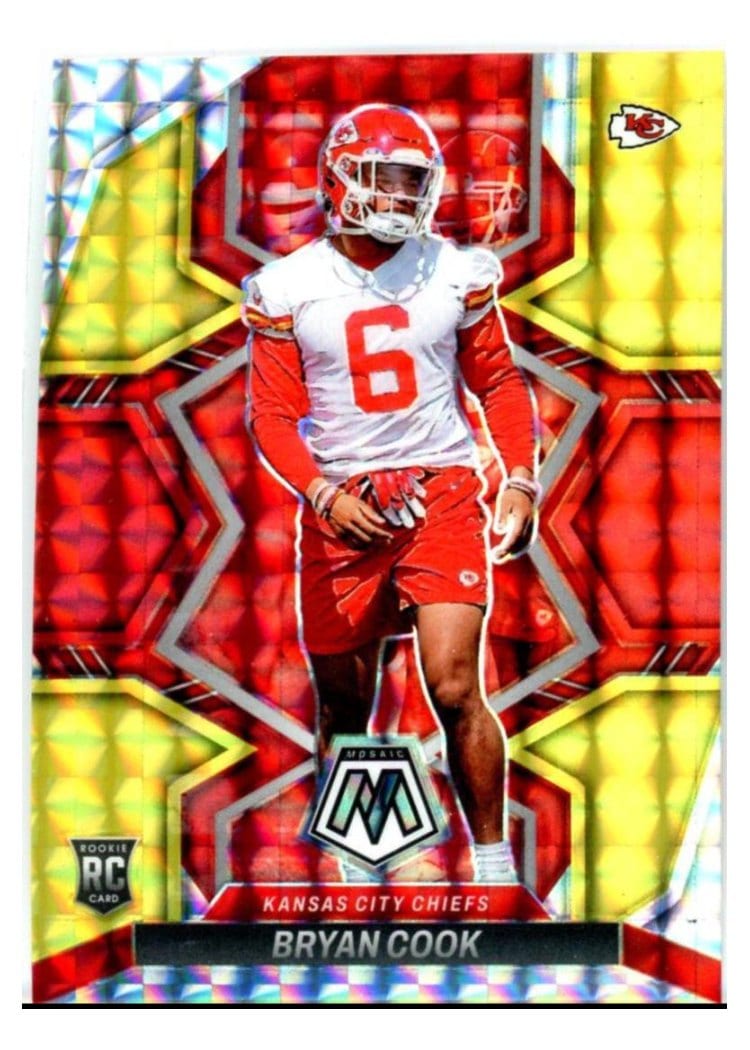 2022 Panini Mosaic Base Set Bryan Cook #397 card