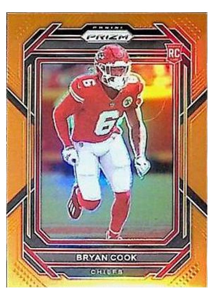 2022 Panini Prizm Base Set Bryan Cook Orange #397 card