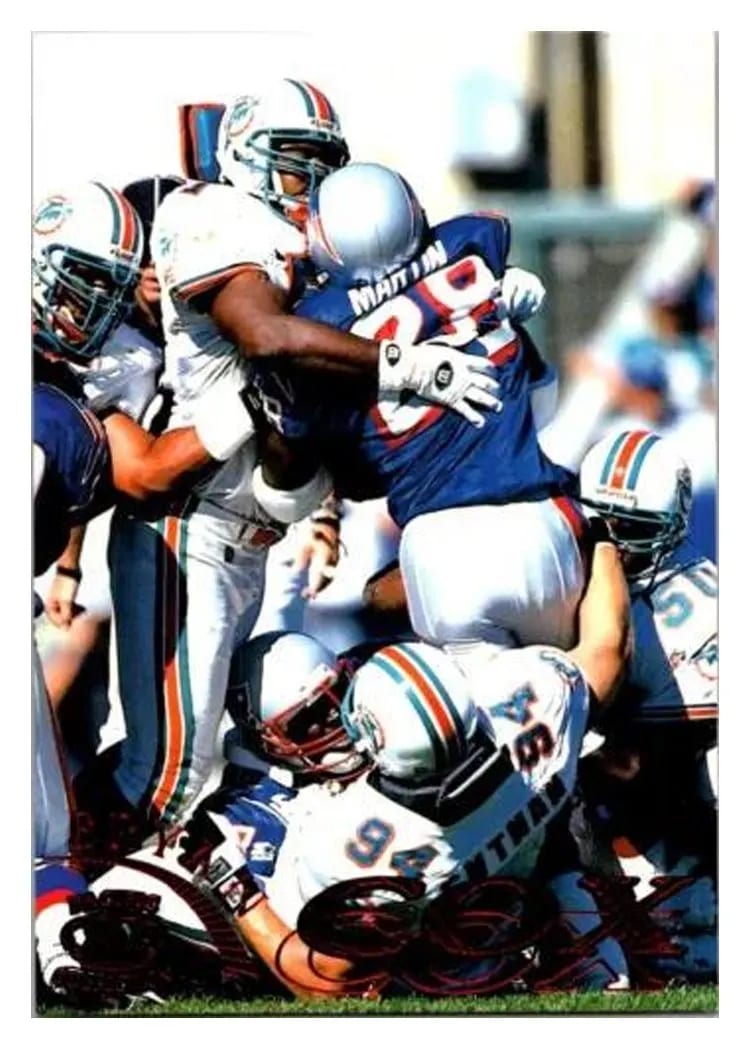 1996 Pacific Gridiron Bryan Cox #64 card