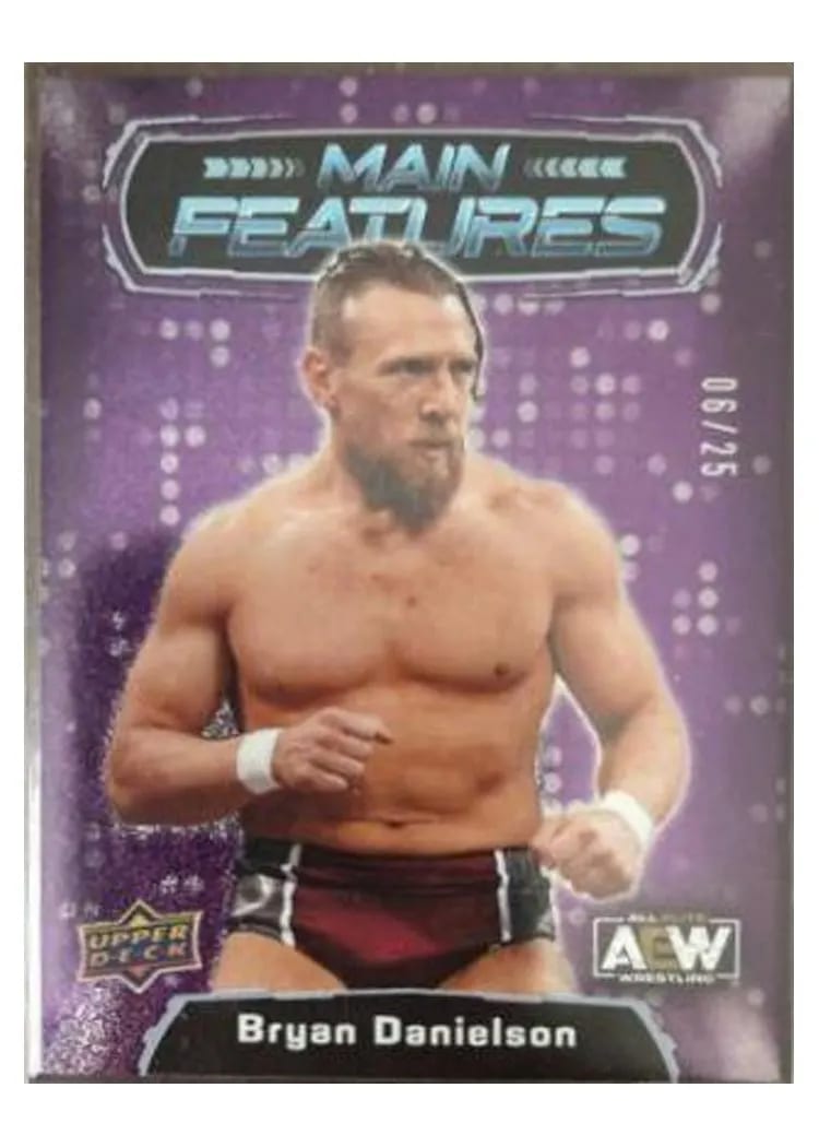 2022 Upper Deck AEW Main Features Bryan Danielson #MF-19 card