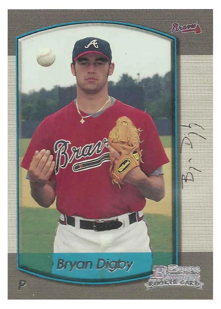 2000 Bowman Draft Picks Bryan Digby #97 card