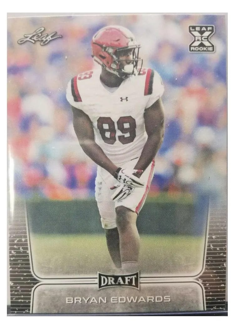 2020 Leaf Draft Bryan Edwards #21 card