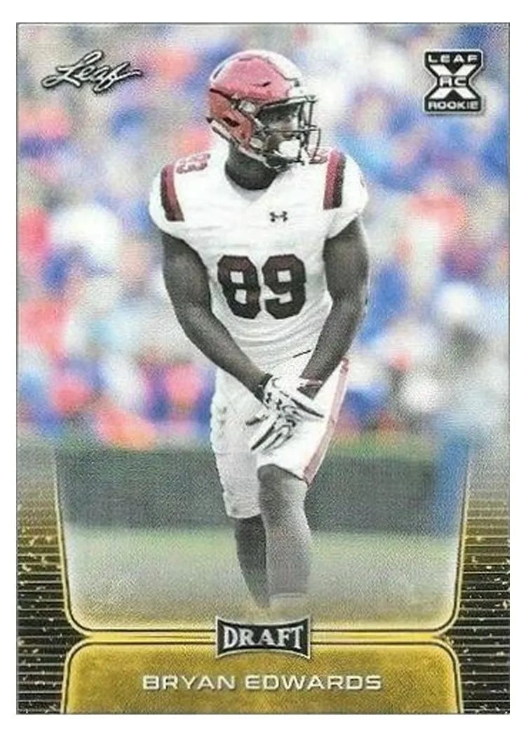 2020 Leaf Draft Bryan Edwards #21 card