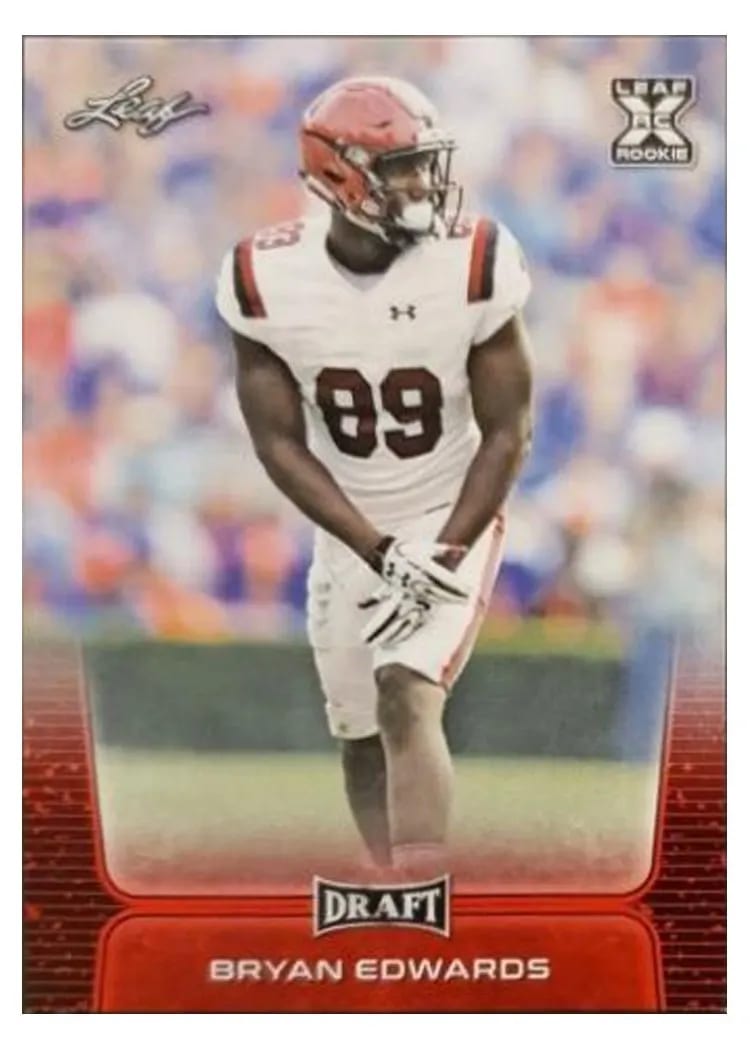 2020 Leaf Draft Bryan Edwards #21 card