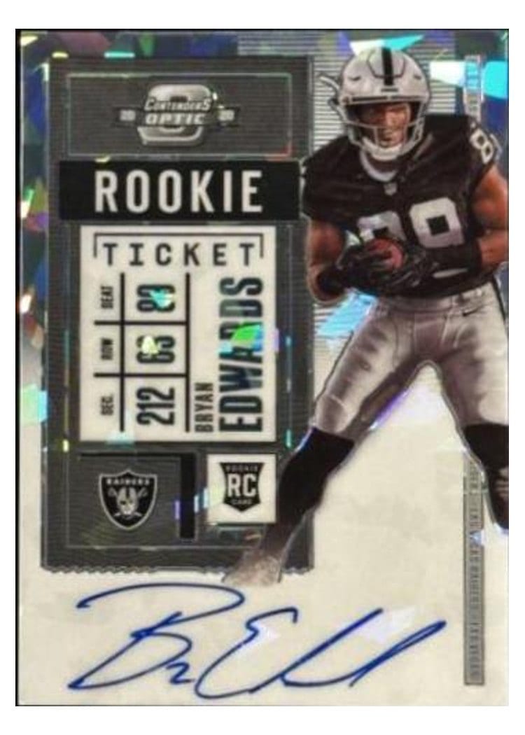2020 Panini Contenders Optic Base Set Bryan Edwards #130 card