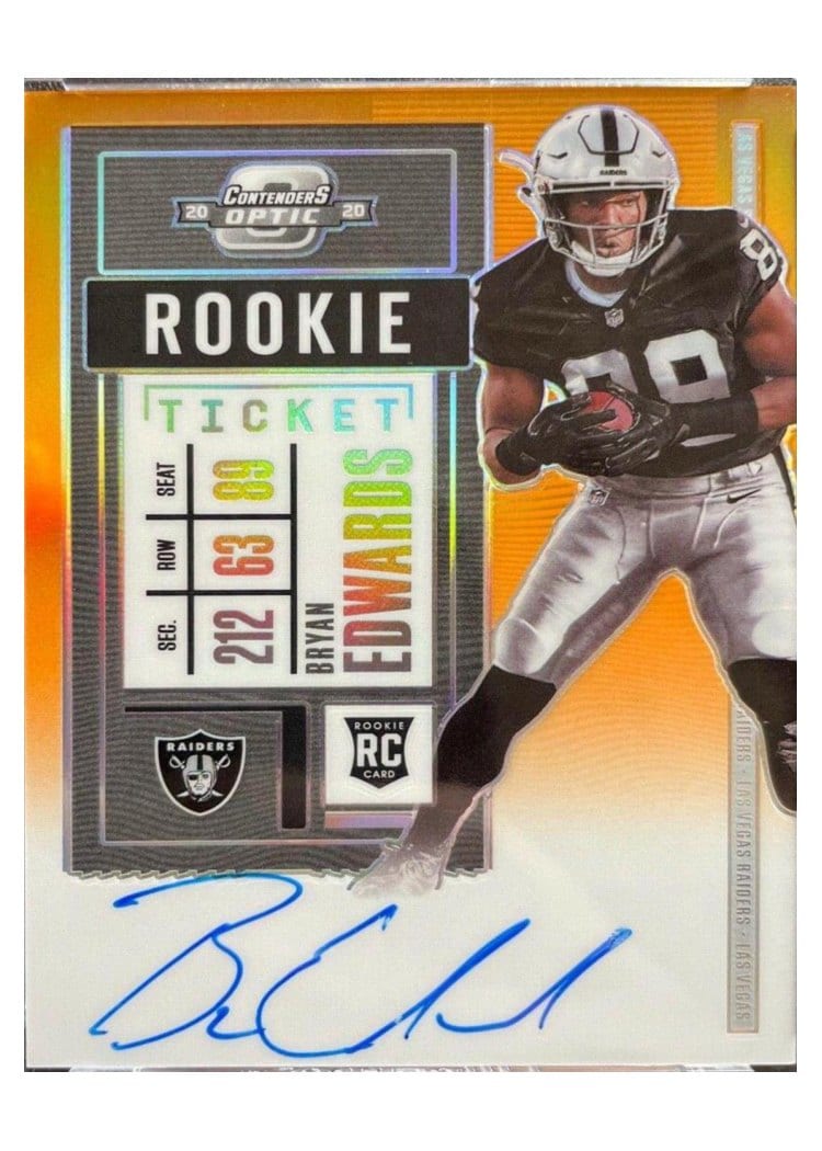2020 Panini Contenders Optic Base Set Bryan Edwards #130 card