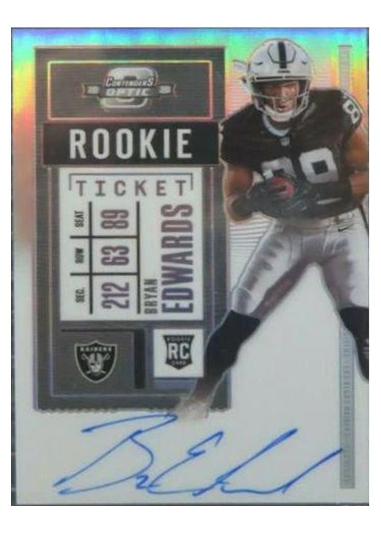 2020 Panini Contenders Optic Base Set Bryan Edwards #130 card