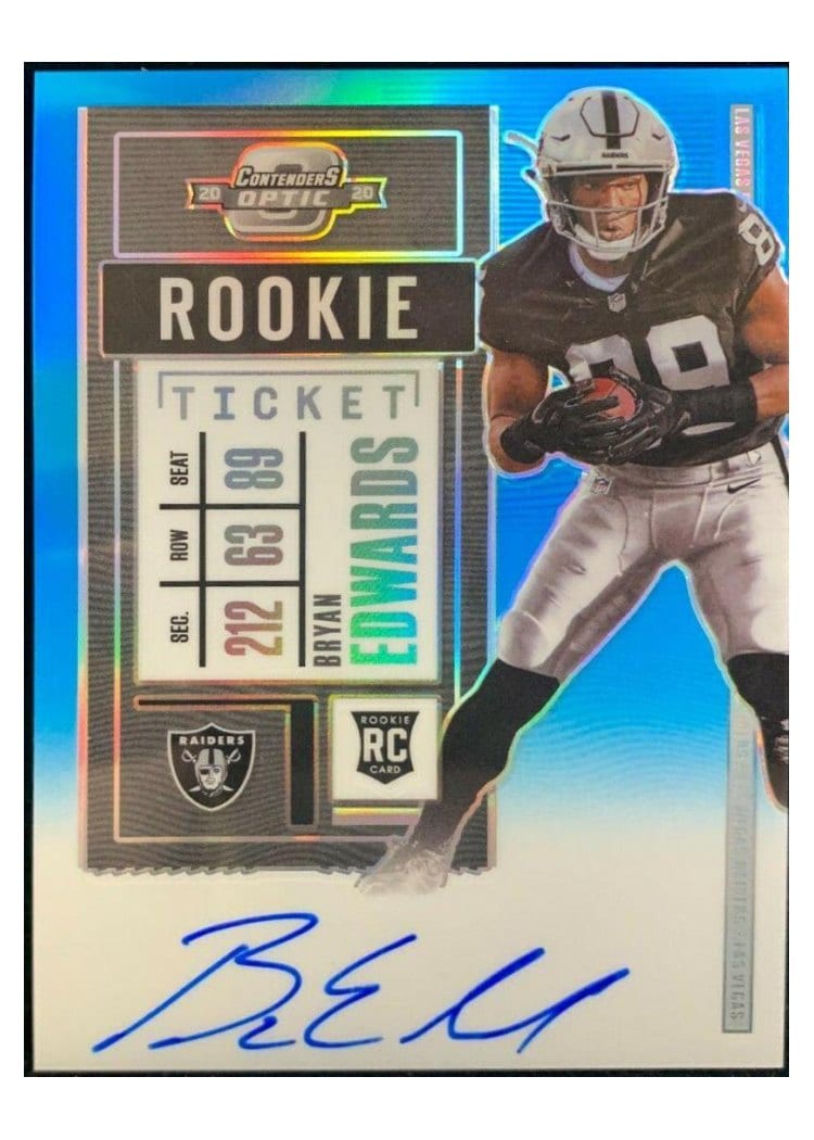 2020 Panini Contenders Optic Base Set Bryan Edwards #130 card