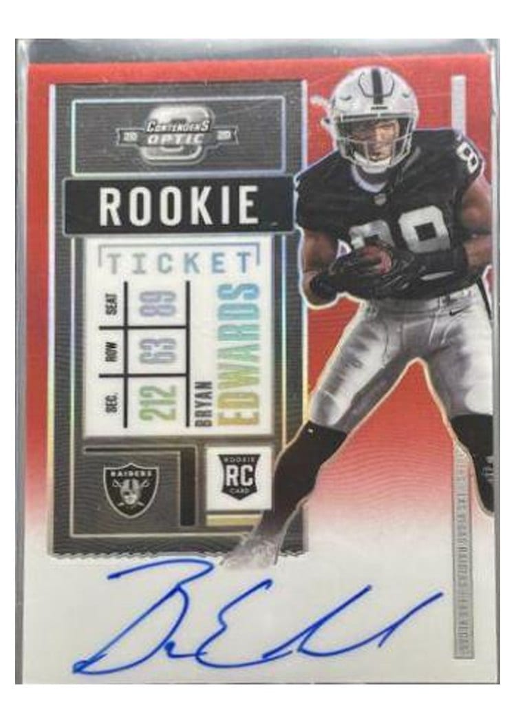 2020 Panini Contenders Optic Base Set Bryan Edwards #130 card