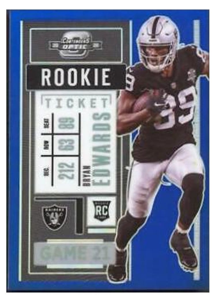 2020 Panini Contenders Optic Base Set Bryan Edwards #63 card