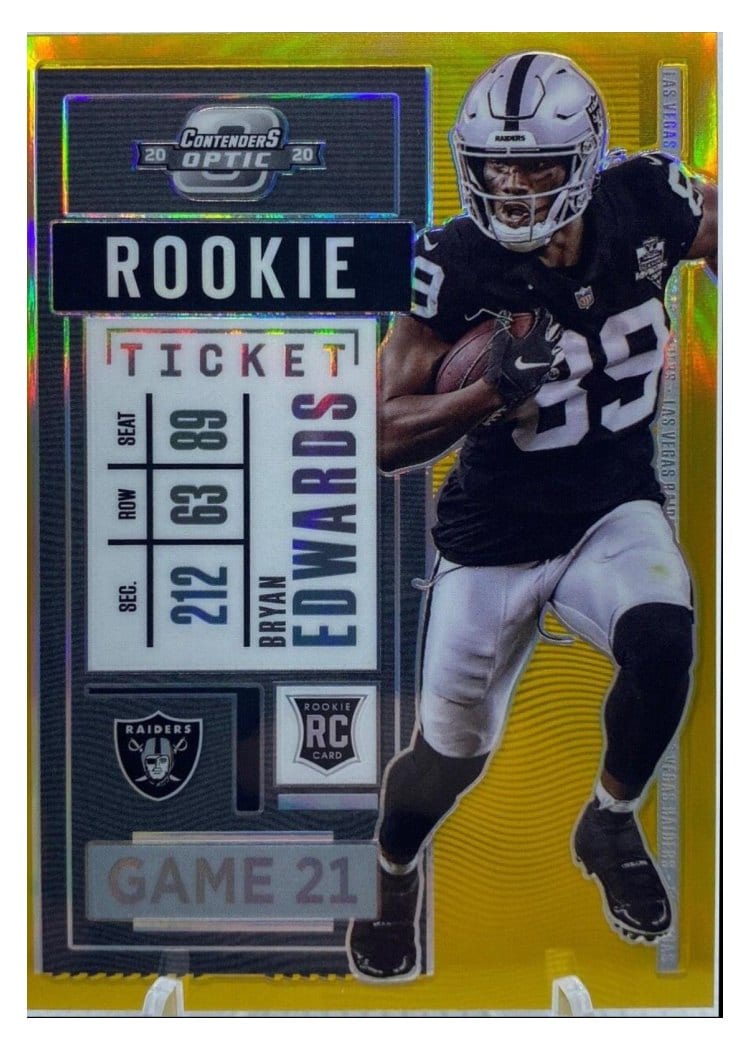 2020 Panini Contenders Optic Base Set Bryan Edwards #63 card
