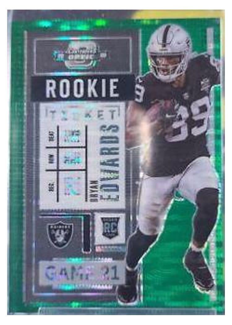 2020 Panini Contenders Optic Base Set Bryan Edwards #63 card