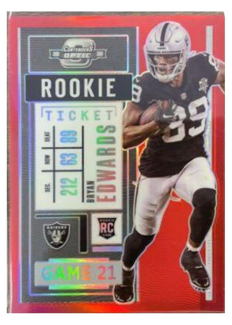 2020 Panini Contenders Optic Base Set Bryan Edwards #63 card